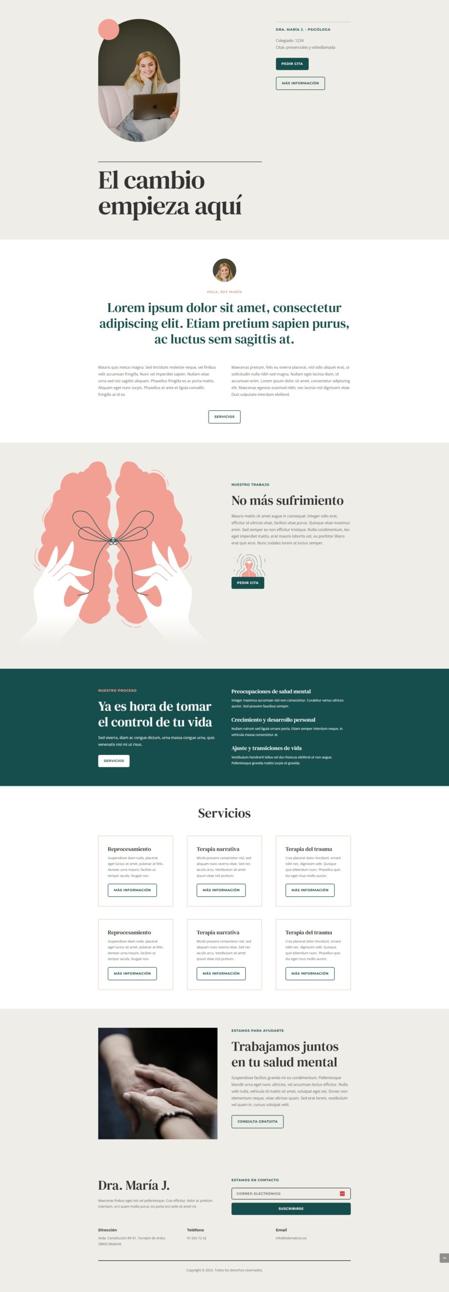 Plantilla Psicología